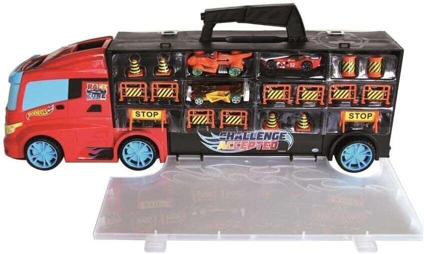 Transporteri sõiduk Hot Wheels Car + 3 autot hind ja info | Poiste mänguasjad | kaup24.ee