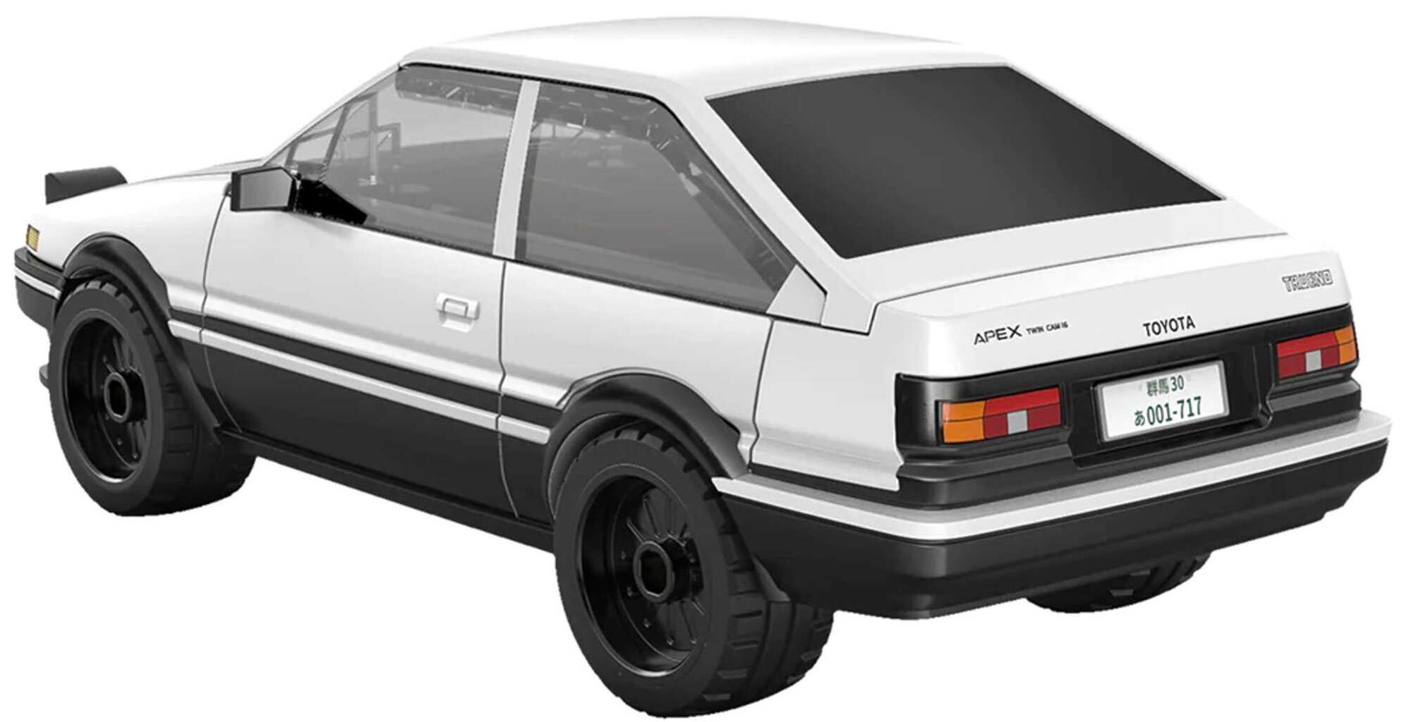 Blokid CaDA Valge Toyota AE86-trueno Town Car Initial-D 72 tk. цена и информация | Klotsid ja konstruktorid | kaup24.ee