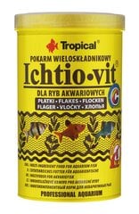 Toit akvaariumi kaladele Tropical Ichtio-Vit, 1000 ml/200 g hind ja info | Toit kaladele | kaup24.ee