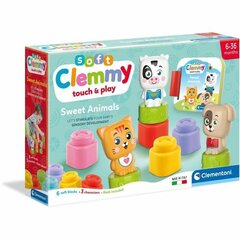 Блоки для малышей с книжкой Clementoni Clemmy, 9 деталей цена и информация | Игрушки для малышей | kaup24.ee