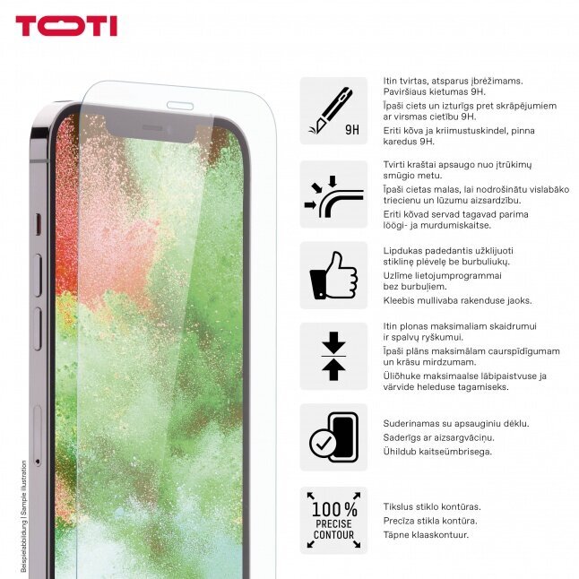 Toti Apple iPhone 15 Plus/15 Pro Max цена и информация | Ekraani kaitsekiled | kaup24.ee