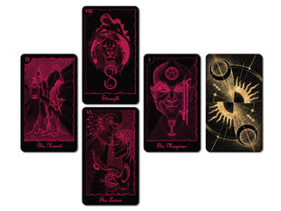 Карты Таро Mystical Universe Tarot Pink Black цена и информация | Эзотерика | kaup24.ee