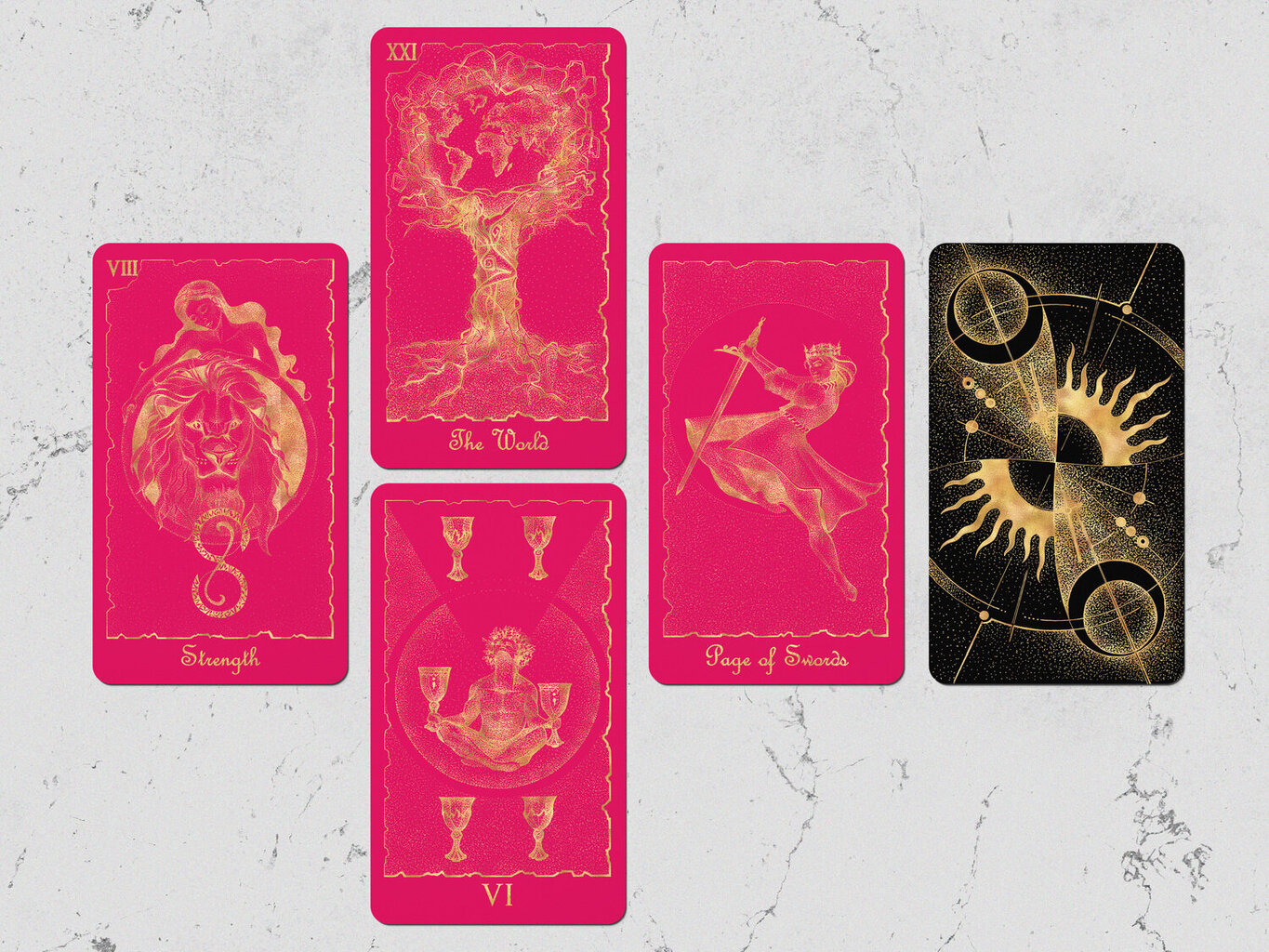 Taro kaardid Mystical Universe Tarot Pink Gold hind ja info | Esoteerika | kaup24.ee