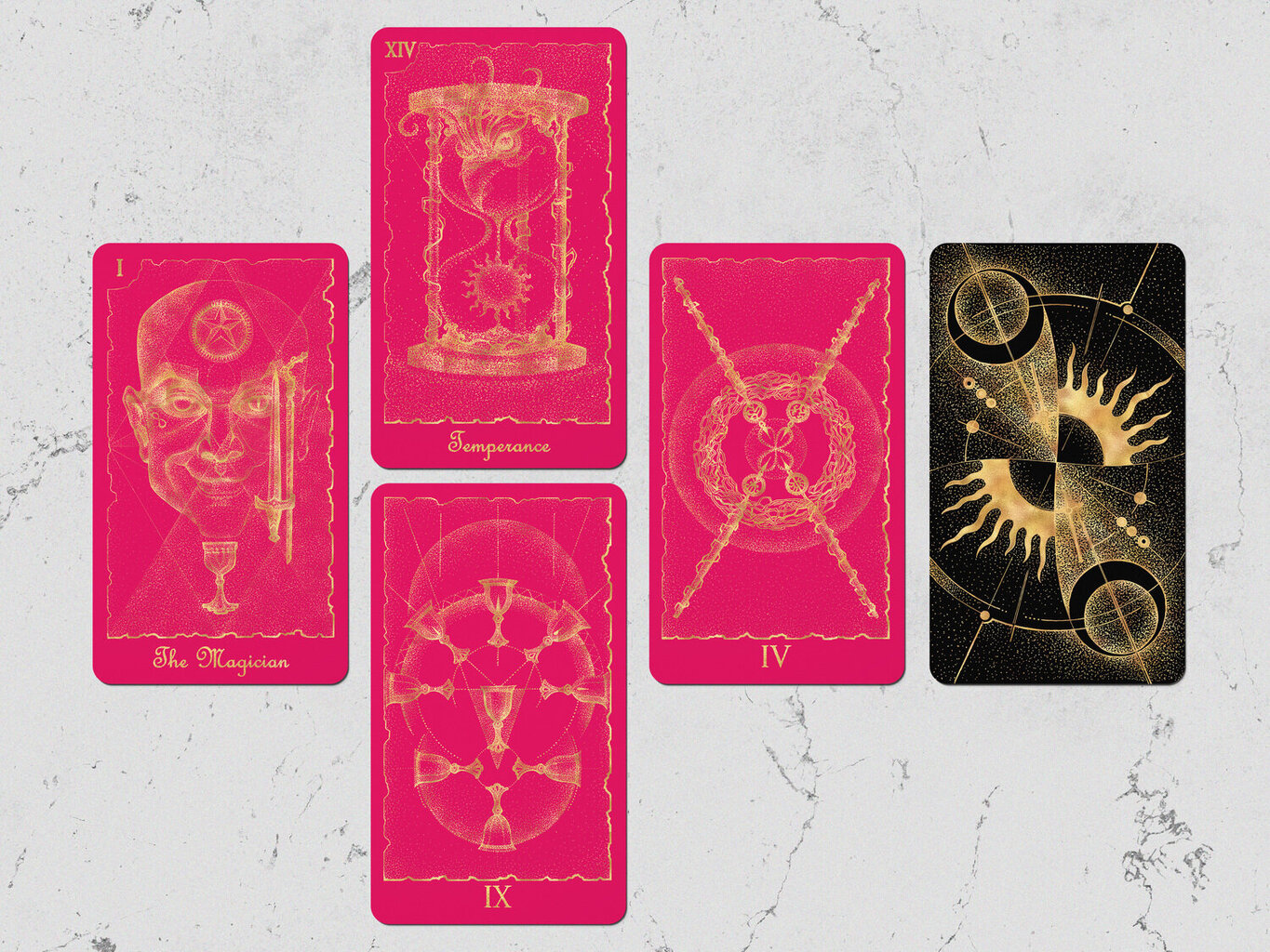 Taro kaardid Mystical Universe Tarot Pink Gold цена и информация | Esoteerika | kaup24.ee