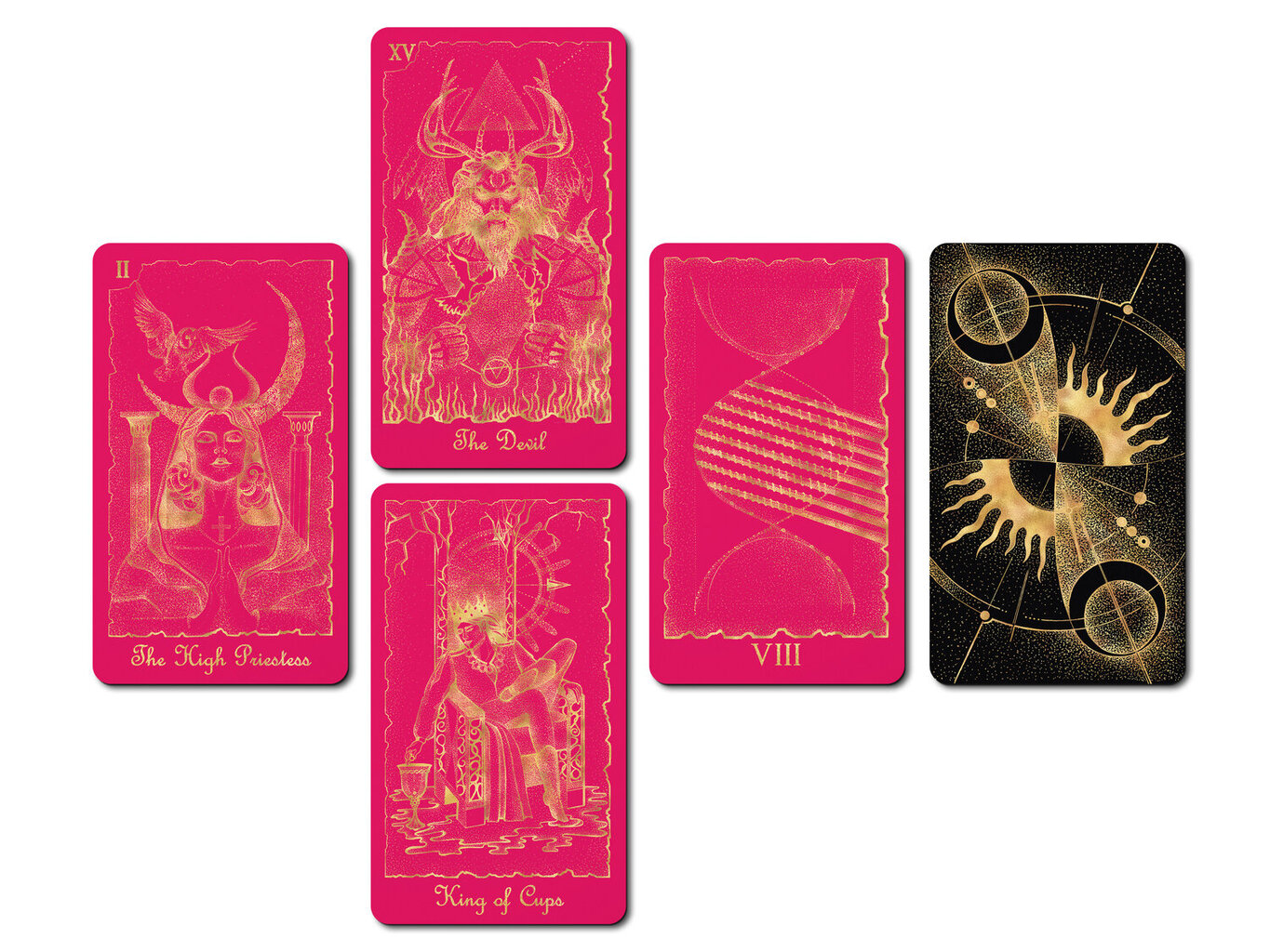 Taro kaardid Mystical Universe Tarot Pink Gold hind ja info | Esoteerika | kaup24.ee