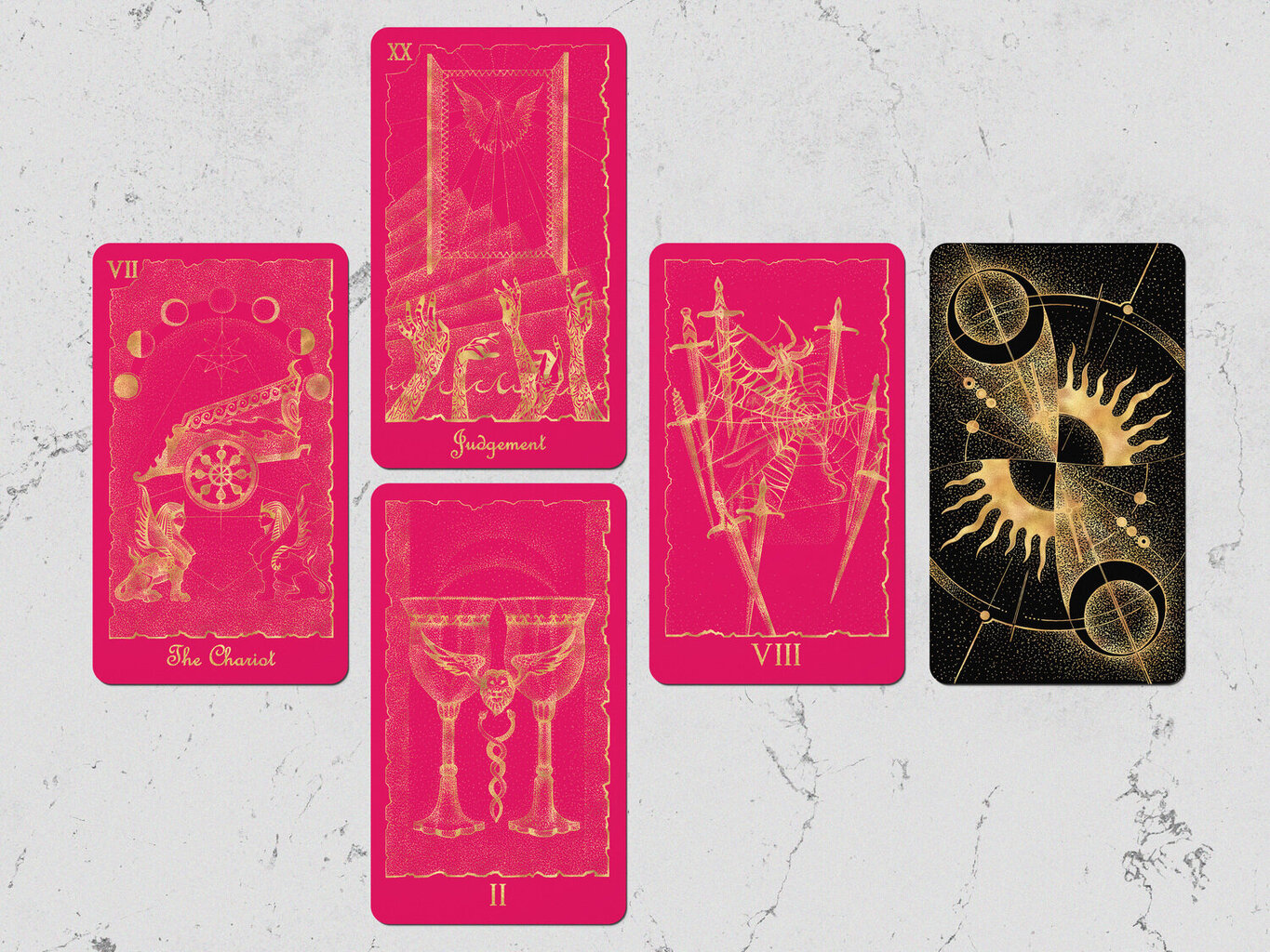 Taro kaardid Mystical Universe Tarot Pink Gold hind ja info | Esoteerika | kaup24.ee