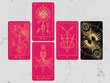 Taro kaardid Mystical Universe Tarot Pink Gold hind ja info | Esoteerika | kaup24.ee