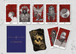 Taro kaardid Mystical Universe Tarot Red Gray hind ja info | Esoteerika | kaup24.ee