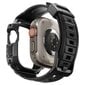 Spigen Rugged Armor Pro Apple Watch Ultra 49mm Black ACS05460 цена и информация | Nutikellade ja nutivõrude tarvikud | kaup24.ee