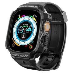 Spigen Rugged Armor Pro Apple Watch Ultra 49mm Black ACS05460 цена и информация | Аксессуары для смарт-часов и браслетов | kaup24.ee