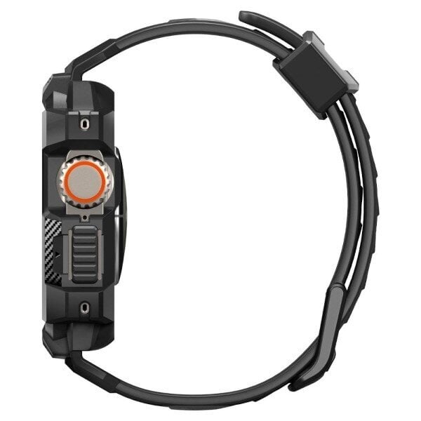 Spigen Rugged Armor Pro Apple Watch Ultra 49mm Black ACS05460 цена и информация | Nutikellade ja nutivõrude tarvikud | kaup24.ee