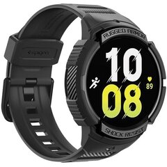 Spigen Rugged Armor Pro Samsung Watch 6 40mm czarny|black ACS06501 цена и информация | Аксессуары для смарт-часов и браслетов | kaup24.ee