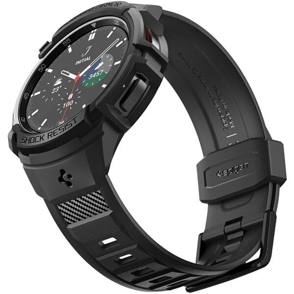 Spigen Rugged Armor Pro Samsung Watch 6 Classic 43mm Black ACS06492 цена и информация | Nutikellade ja nutivõrude tarvikud | kaup24.ee