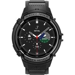 Spigen Rugged Armor Pro Samsung Watch 6 Classic 43mm czarny|black ACS06492 цена и информация | Аксессуары для смарт-часов и браслетов | kaup24.ee