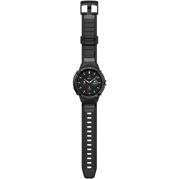 Spigen Rugged Armor Pro Samsung Watch 6 Classic 43mm Black ACS06492 цена и информация | Nutikellade ja nutivõrude tarvikud | kaup24.ee