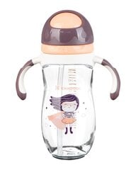 Бутылочка KikkaBoo Tritan Supergirl с соломинкой, 12+ месяцев, 300 мл цена и информация | Бутылочки и аксессуары | kaup24.ee