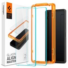 Spigen Alm Glas.TR Sony Xperia 10 V Clear hind ja info | Ekraani kaitsekiled | kaup24.ee