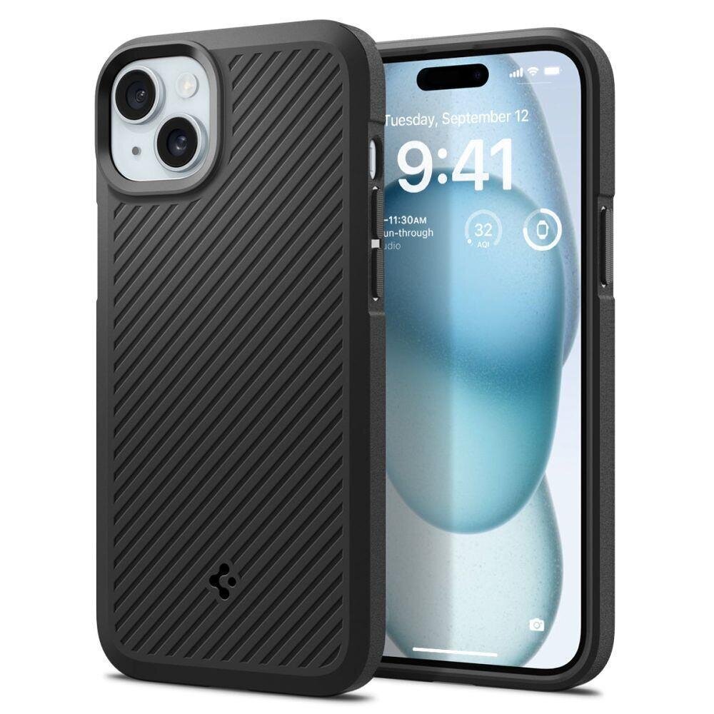 Spigen Core Armor iPhone 15 Plus 6.7" Matte Black ACS06454 hind ja info | Telefoni kaaned, ümbrised | kaup24.ee