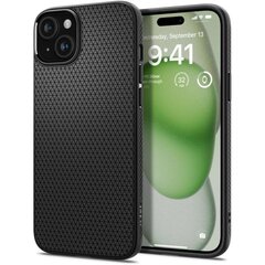 Spigen Liquid Air iPhone 15 Plus 6.7" czarny|matte black цена и информация | Чехлы для телефонов | kaup24.ee