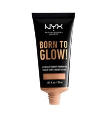 Тональный крем NYX Born to Glow Naturally Radiant Foundation 09 Medium Olive, 30 мл цена и информация | Пудры, базы под макияж | kaup24.ee