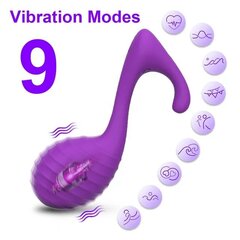 Женский вибратор массажёр с упралением через приложение, фиолетовый цена и информация | Вибраторы | kaup24.ee