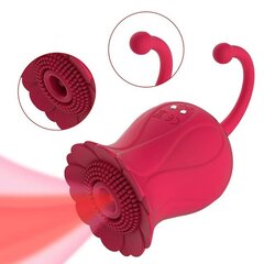 Naiste vibraator – pulsaator Rose Dark Red Brand hind ja info | Vibraatorid | kaup24.ee