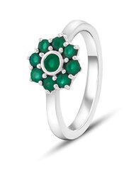 Beneto Exclusive Очаровательное серебряное кольцо с агатом ACHAGG1 цена и информация | Кольца | kaup24.ee
