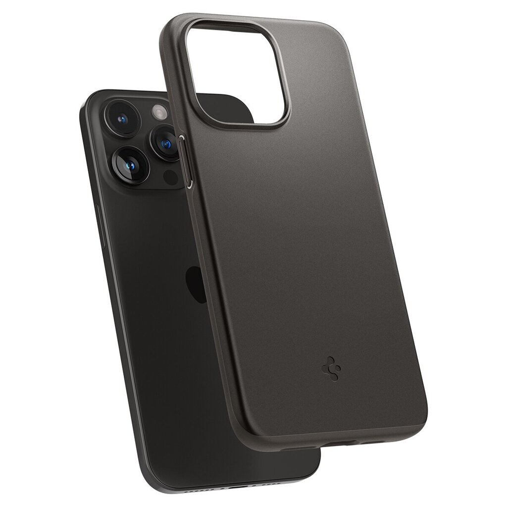 Spigen Thin Fit case iPhone 15 Pro - gray цена и информация | Telefoni kaaned, ümbrised | kaup24.ee