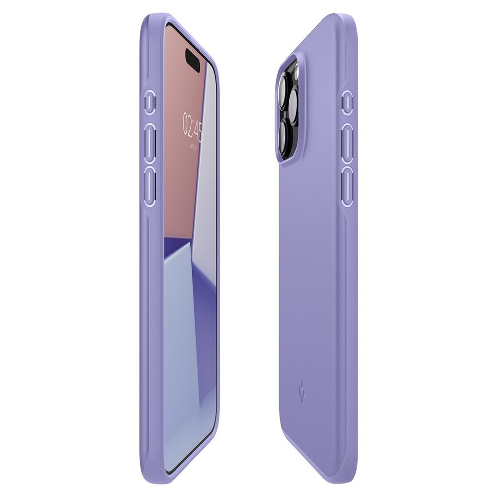 Spigen Thin Fit case iPhone 15 Pro - purple hind ja info | Telefoni kaaned, ümbrised | kaup24.ee