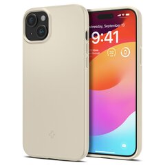 Spigen Thin Fit case for iPhone 15 - beige цена и информация | Чехлы для телефонов | kaup24.ee