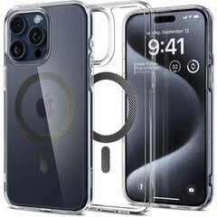 Case SPIGEN Ultra Hybrid Mag Magsafe ACS06717 for Iphone 15 Pro - Carbon Fiber цена и информация | Чехлы для телефонов | kaup24.ee