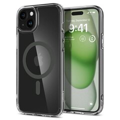 Case SPIGEN Ultra Hybrid Mag Magsafe ACS06804 for Iphone 15 - Graphite цена и информация | Чехлы для телефонов | kaup24.ee