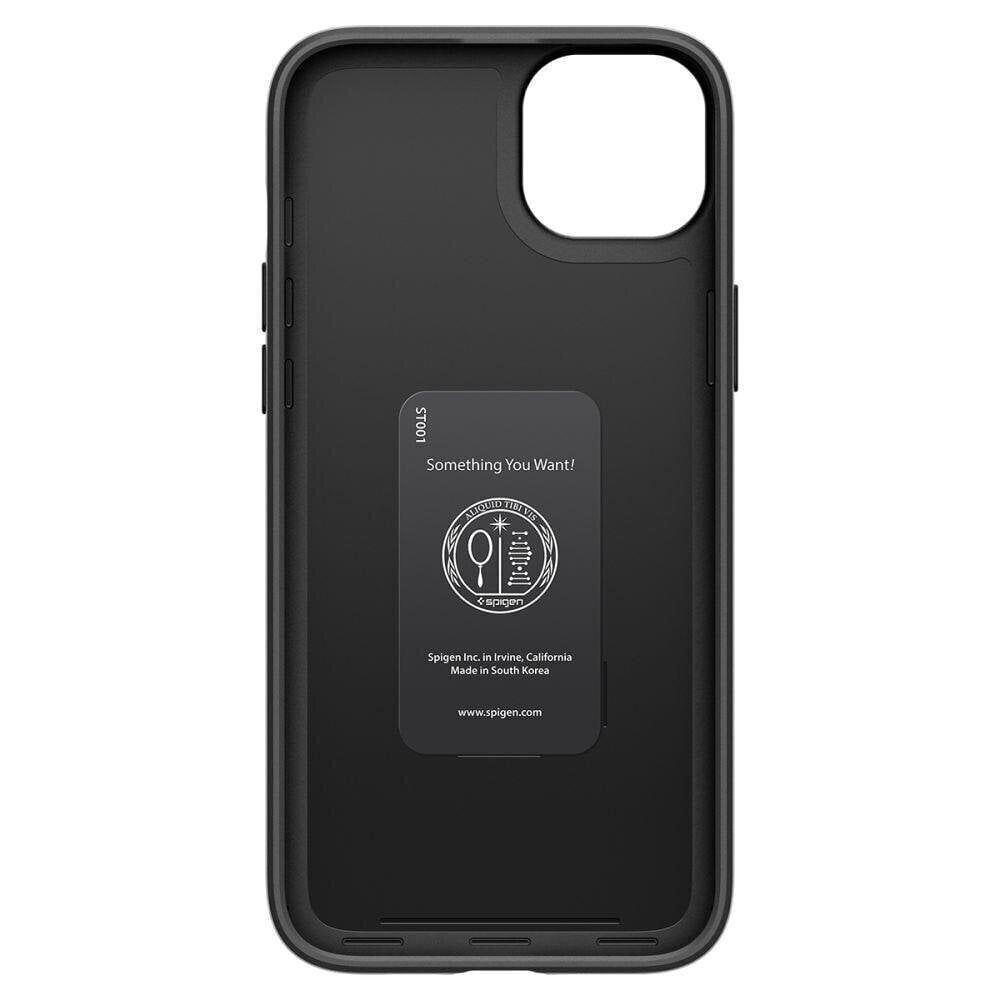 Spigen Thin Fit iPhone 15 6.1" Black ACS06776 цена и информация | Telefoni kaaned, ümbrised | kaup24.ee