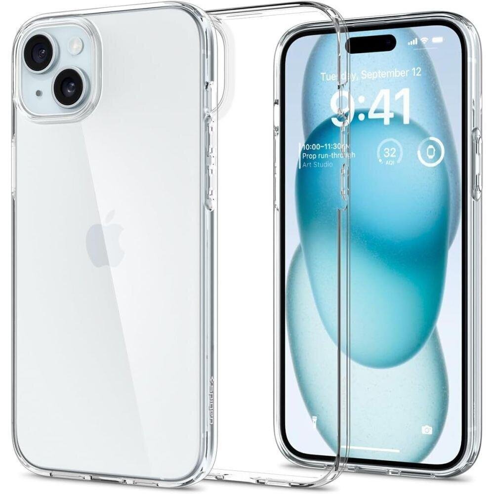 Spigen Liquid Crystal iPhone 15 6.1" Crystal Clear ACS06786 hind ja info | Telefoni kaaned, ümbrised | kaup24.ee