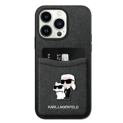 CG Mobile Karl Lagerfeld Saffiano Cardslot KC Metal Pin Back hind ja info | Telefoni kaaned, ümbrised | kaup24.ee