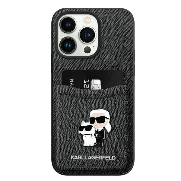 CG Mobile Karl Lagerfeld Saffiano Cardslot KC Metal Pin Back цена и информация | Telefoni kaaned, ümbrised | kaup24.ee