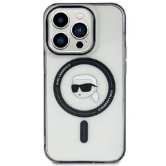 Karl Lagerfeld KLHMP15SHKHNOTK iPhone 15 6.1" IML Karl`s Head MagSafe цена и информация | Чехлы для телефонов | kaup24.ee