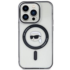 Karl Lagerfeld KLHMP15XHKHNOTK iPhone 15 Pro Max 6.7" IML Karl`s Head MagSafe hind ja info | Telefoni kaaned, ümbrised | kaup24.ee