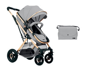 Sportkäru KikkaBoo Scarlett 2in1, Light Grey hind ja info | Vankrid, jalutuskärud | kaup24.ee