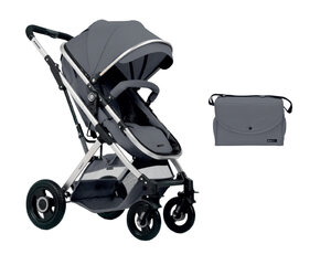 Sportkäru KikkaBoo Scarlett 2in1, Dark Grey hind ja info | Vankrid, jalutuskärud | kaup24.ee