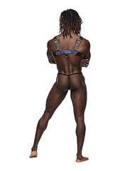 Нагрудная обвязка Male Power Aries, черная цена и информация | Сексуальное бельё для мужчин | kaup24.ee