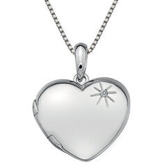 Hot Diamonds Серебряное колье Hot Diamonds DP495 Memoirs Heart Locket цена и информация | Украшения на шею | kaup24.ee