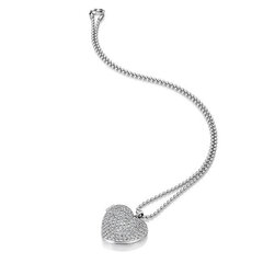 Hot Diamonds Серебряное колье-сердечко с бриллиантовым медальоном Memories Heart DP770 цена и информация | Украшения на шею | kaup24.ee