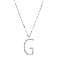 Rosato Серебряное ожерелье с подвеской G Cubica RZCU07 (цепочка, подвеска) цена и информация | Украшения на шею | kaup24.ee
