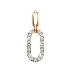 Kuldne teemantidega ripats naistele hind ja info | Kaelakeed | kaup24.ee