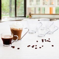 Quid kohvikruusi komplekt, 110 ml, 3 tk цена и информация | Стаканы, фужеры, кувшины | kaup24.ee