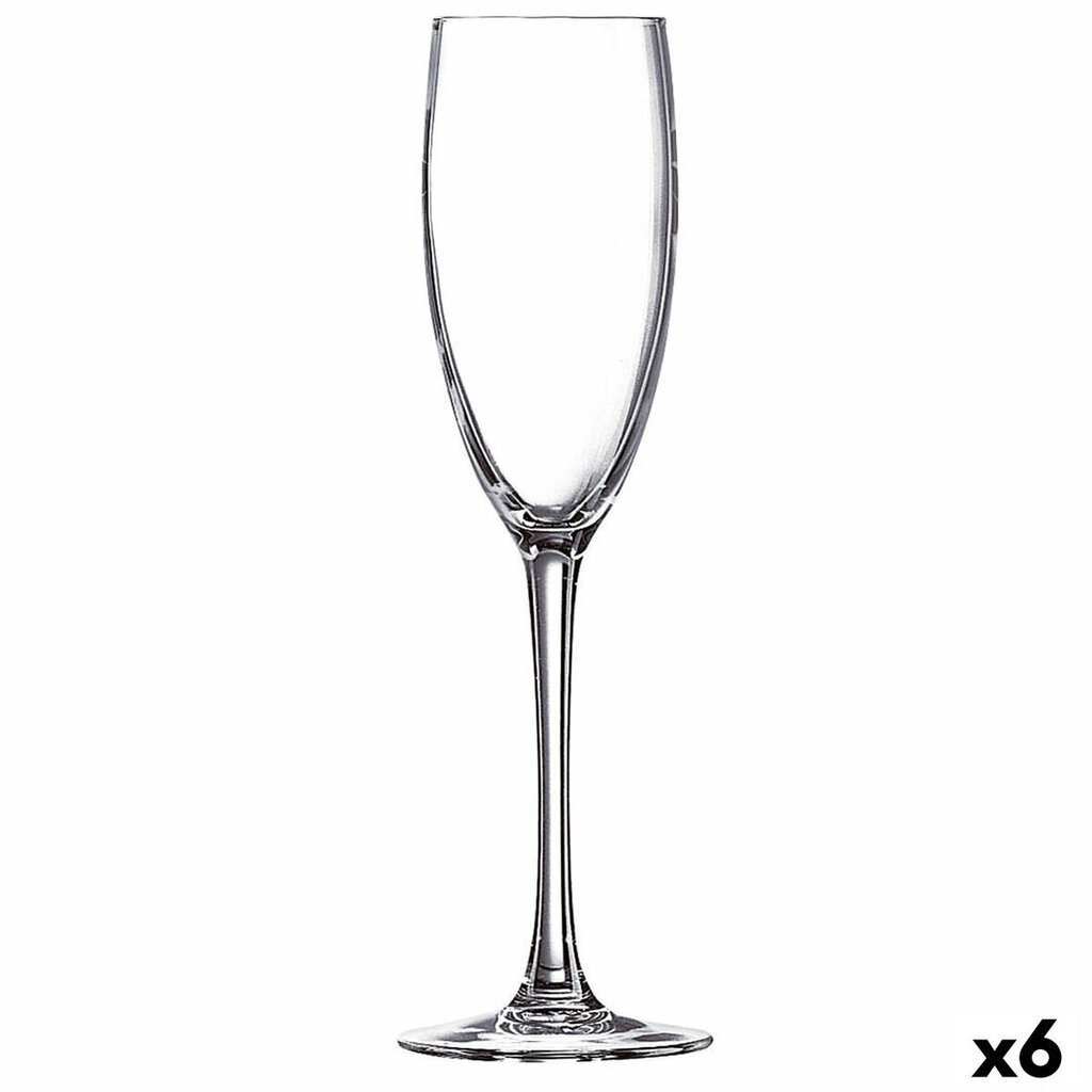 Šampanja Klaas Ebro (160 ml) (6 tk) цена и информация | Klaasid, tassid ja kannud | kaup24.ee