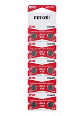 Элементы Maxell LR44/A76, 10 шт. цена и информация | Батерейки | kaup24.ee