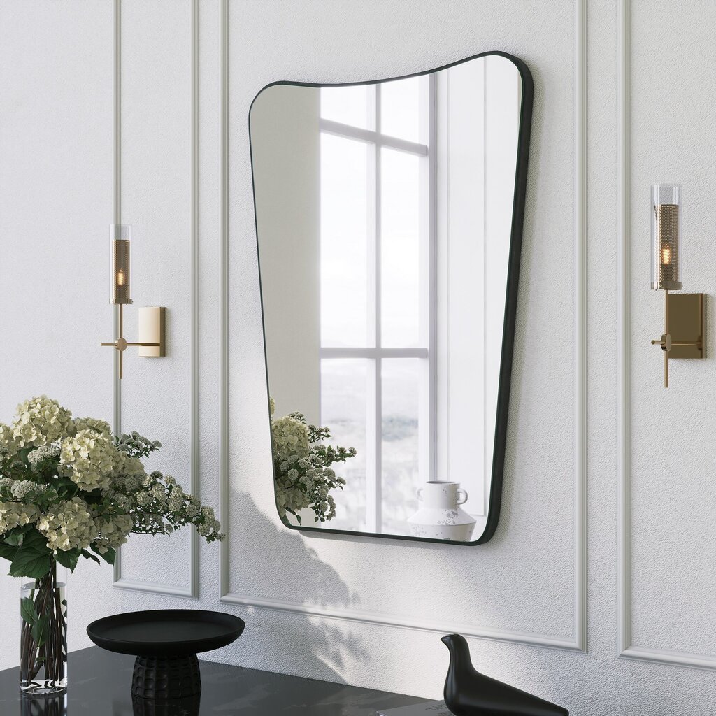 Peegel Asir, 50x70cm, hall hind ja info | Vannitoa peeglid | kaup24.ee