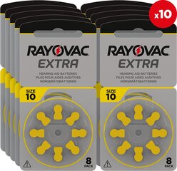 Patareid Rayovac Extra V10AT PRO70, 80 tk цена и информация | Rayovac Сантехника, ремонт, вентиляция | kaup24.ee